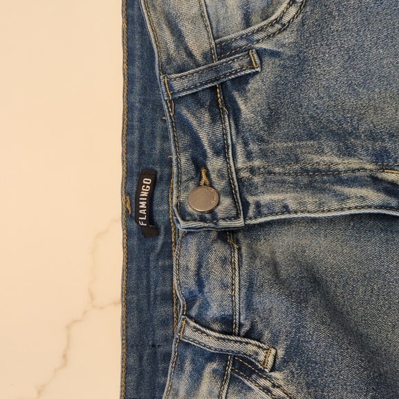 Wide Leg Cargo Jeans New Without Tags - Picture 3 of 4